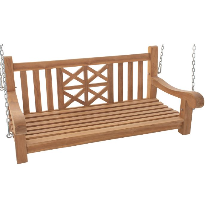Schaukelbank Teakholz