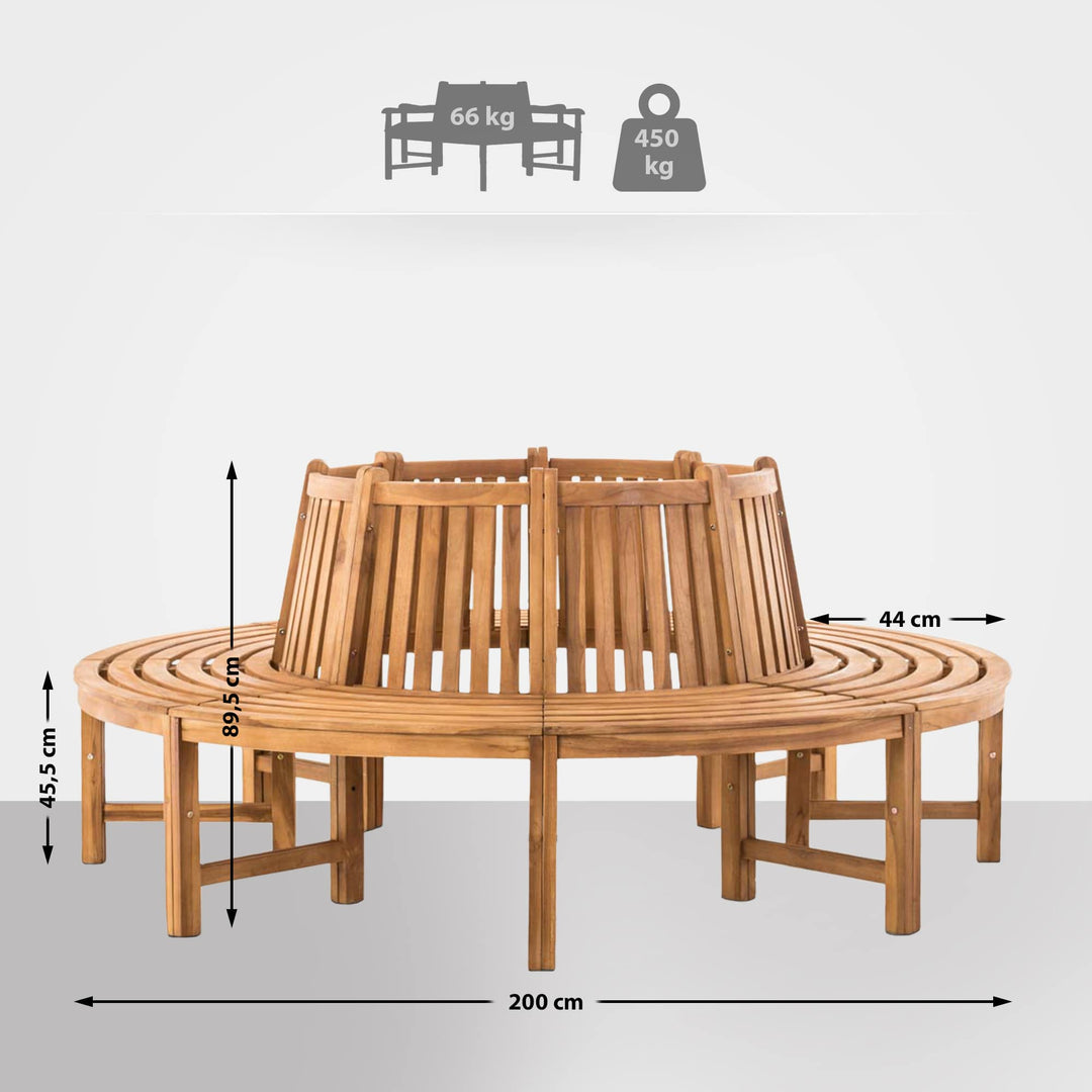 Novia - Baumbank aus Holz