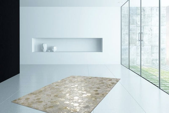 Spark Fellteppich Gold-Metallic